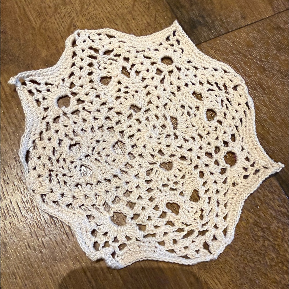 Vintage Handmade Crochet Doily